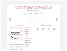 Tablet Screenshot of modernadjevojka.com